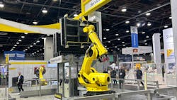 Robots of all sizes and types were on display at Automate 2023. Robots of all sizes and types were on display at Automate 2023.