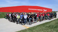 Eleven teams took part in the final competition at Danfoss Power Solutions' facility in Ames, IA. Eleven teams took part in the final competition at Danfoss Power Solutions' facility in Ames, IA.