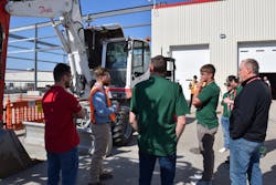 Students and attendees of the final competition had the opportunity to learn about real-world fluid power engineering and applications from the competition hosts.