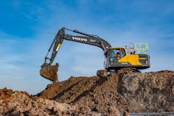Danfoss is testing its Dextreme System for excavators in three Volvo machines at a customer site. Danfoss is testing its Dextreme System for excavators in three Volvo machines at a customer site.