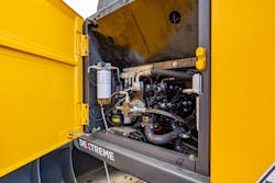 Integration of the Dextreme System on a diesel-powered excavator will help to reduce energy, and thus fuel, use. Integration of the Dextreme System on a diesel-powered excavator will help to reduce energy, and thus fuel, use.