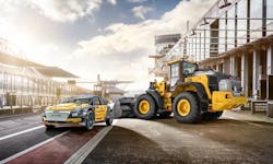 Parker Hannifin has joined Volvo CE&apos;s FIA World RX Championship team, and will help create an electric race car which takes inspiration from Volvo&apos;s electric construction equipment.