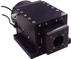 Figure 6: A high-speed voice-coil linear actuator with air bearing guides. Figure 6: A high-speed voice-coil linear actuator with air bearing guides.