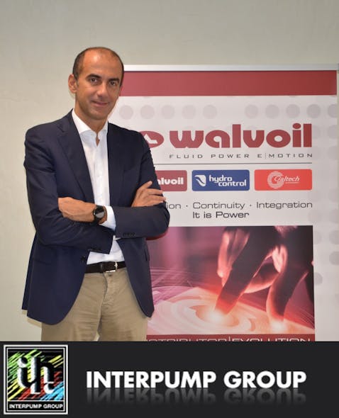 Fabio Marasi, President and CEO of Walvoil, has been appointed as Chief Executive Officer of parent company Interpump Group Spa.