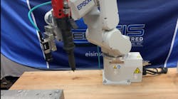 A robotic arm equipped with the correct tooling makes for fast, accurate installation of the EIS Pull Plug.