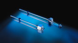 The Novotechnik TM1 Series magnetostrictive linear hydraulic and pneumatic position sensors feature stroke lengths from 50-2,000 mm. The Novotechnik TM1 Series magnetostrictive linear hydraulic and pneumatic position sensors feature stroke lengths from 50-2,000 mm.