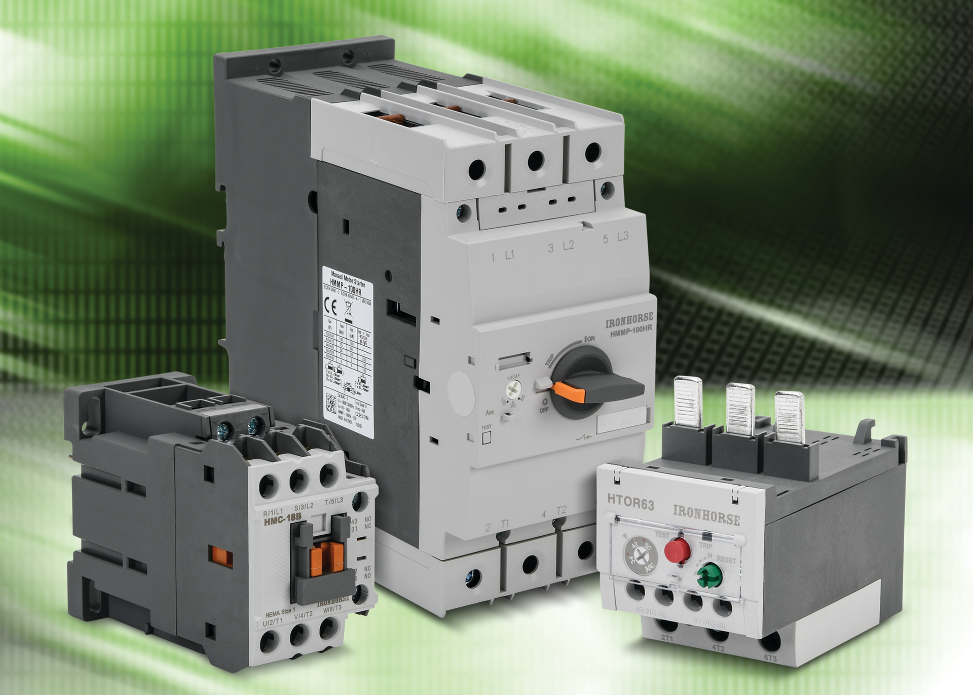 The IronHorse line of motor controls can be used with AC and DC motors in a range of applications.