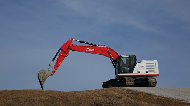 Danfoss is developing technologies to improve the energy efficiency of excavators and other construction equipment to help reduce emissions.