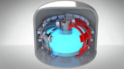 An analysis of a tokamak nuclear-fusion reactor, which confines plasma at very high temperatures using superconducting magnets. The engineering challenge lies in withstanding the huge electromagnetic loads acting on the coils. A stress reduction of 36% can be achieved by reshaping the TF coils, using Ansys Mechanical, Ansys RBF Morph Structures, and optiSLang. The new design is shown in red.