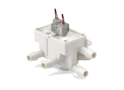 The ASCO Series 588 Stationary Oxygen Concentrator Manifold features a compact, integrated design for easy installation into medical devices. The ASCO Series 588 Stationary Oxygen Concentrator Manifold features a compact, integrated design for easy installation into medical devices.