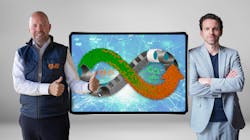 Michael Blass, CEO e-chain systems at igus GmbH (left), and Christian Schiller, CEO at cirplus GmbH (right), look forward to the companies' collaboration on digital recyclate trading for technical and standard plastics. Michael Blass, CEO e-chain systems at igus GmbH (left), and Christian Schiller, CEO at cirplus GmbH (right), look forward to the companies' collaboration on digital recyclate trading for technical and standard plastics.