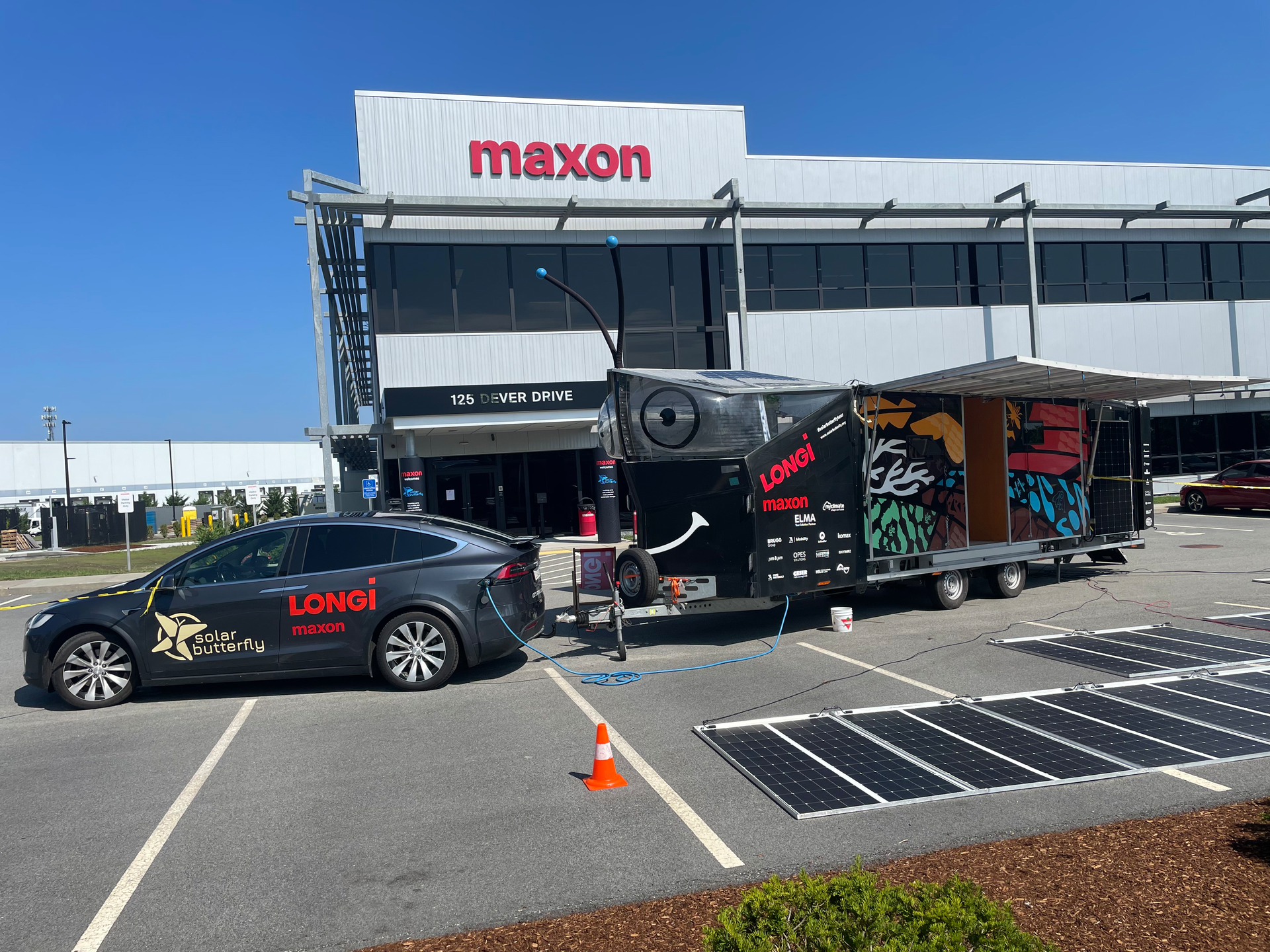 maxon recently hosted the SolarButterfly project which looks to shine a light on efforts to reduce negative impacts on the climate.