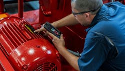 Figure 1: Cell phones are a convenient and popular way for an on-site technician to obtain step-by-step instructions from the remote person and to communicate results. Image courtesy of Motion Industries Inc. Figure 1: Cell phones are a convenient and popular way for an on-site technician to obtain step-by-step instructions from the remote person and to communicate results. Image courtesy of Motion Industries Inc.