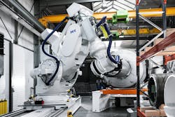 Festo collaborated with BEC on an articulated arm robot capable of inserting large coils into the magnets of MRI machines. Festo collaborated with BEC on an articulated arm robot capable of inserting large coils into the magnets of MRI machines.