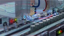 The Bosch Rexroth exhibit included working multi-technology demos that integrate automation platforms for battery production, including open control systems, robotic precision solutions, and transport systems designed for the needs of battery manufacturers. The Bosch Rexroth exhibit included working multi-technology demos that integrate automation platforms for battery production, including open control systems, robotic precision solutions, and transport systems designed for the needs of battery manufacturers.