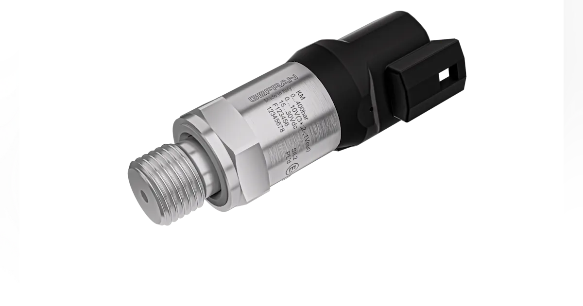 Gefran Introduces Compact Pressure Transducer for High-Pressure ...