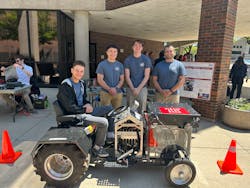 Mechanical and electrical engineering students at the Milwaukee School of Engineering (MSOE) worked together to convert a tractor to electric power as part of a senior design project which also demonstrates the growing integration of mechanical and electrical technologies. Mechanical and electrical engineering students at the Milwaukee School of Engineering (MSOE) worked together to convert a tractor to electric power as part of a senior design project which also demonstrates the growing integration of mechanical and electrical technologies.