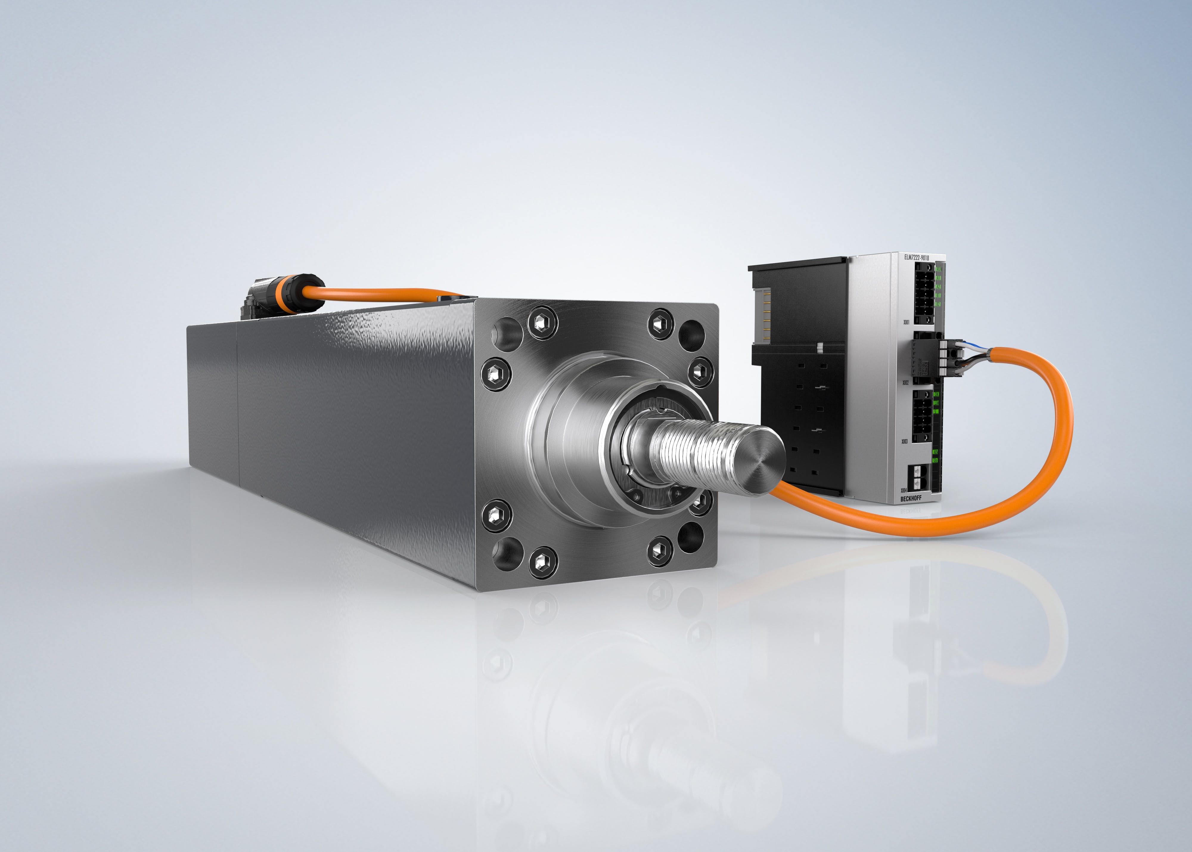 The AA3100 electric cylinder series from Beckhoff provides a compact and efficient design with the ability to provide the force necessary to be used in place of hydraulic and pneumatic actuators.