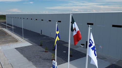 The new SKF manufacturing facility in Mexico will produce deep-groove ball bearings and tapered roller bearings for customers in North America.