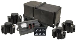 The Parker Hannifin Central Tire Inflation System is an active tire pressure control system used to improve the mobility in varying terrains by monitoring and automatically maintaining tire pressure in a system. It shares many of the same components as the company's Smart Suspension solution. The Parker Hannifin Central Tire Inflation System is an active tire pressure control system used to improve the mobility in varying terrains by monitoring and automatically maintaining tire pressure in a system. It shares many of the same components as the company's Smart Suspension solution.
