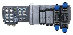 Built-in diagnostics on the Parker PCH Portal help to detect short circuits in pneumatic valves, ensuring maintenance needs can be addressed early to reduce unscheduled downtime. Built-in diagnostics on the Parker PCH Portal help to detect short circuits in pneumatic valves, ensuring maintenance needs can be addressed early to reduce unscheduled downtime.