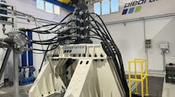 Test rig for vehicle suspension systems with digital hydraulic motion control components Test rig for vehicle suspension systems with digital hydraulic motion control components