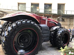 The Case IH autonomous tractor concept is a fully autonomous, cabless machine that can work in the field while farmers tend to other tasks which require their attention, enabling them to remain productive as they struggle to find skilled labor.