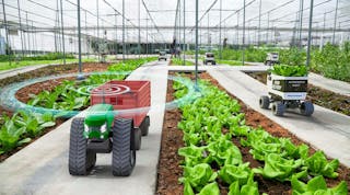 Autonomous agricultural tractor and robot