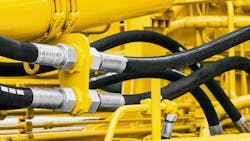 hydraulic hoses on heavy machinery hydraulic hoses on heavy machinery