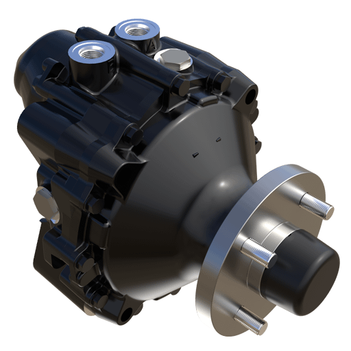Despite the move to electric options, many OEMs are still looking for hydraulic drive technologies such as Hydro-Gear&apos;s pictured HGM fixed-displacement axial piston motor, because of their familiarity with the technology and electric alternatives not suiting all applications.