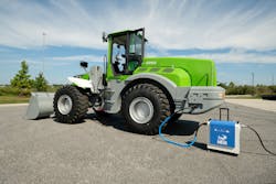 HEVI developed its own line of mobile chargers which can recharge its equipment to provide 9 hours of operation. HEVI developed its own line of mobile chargers which can recharge its equipment to provide 9 hours of operation.