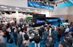 The Work Truck Show is filled with technology launches from truck OEMs and component suppliers alike, providing insight on where the trucking industry is headed. The Work Truck Show is filled with technology launches from truck OEMs and component suppliers alike, providing insight on where the trucking industry is headed.