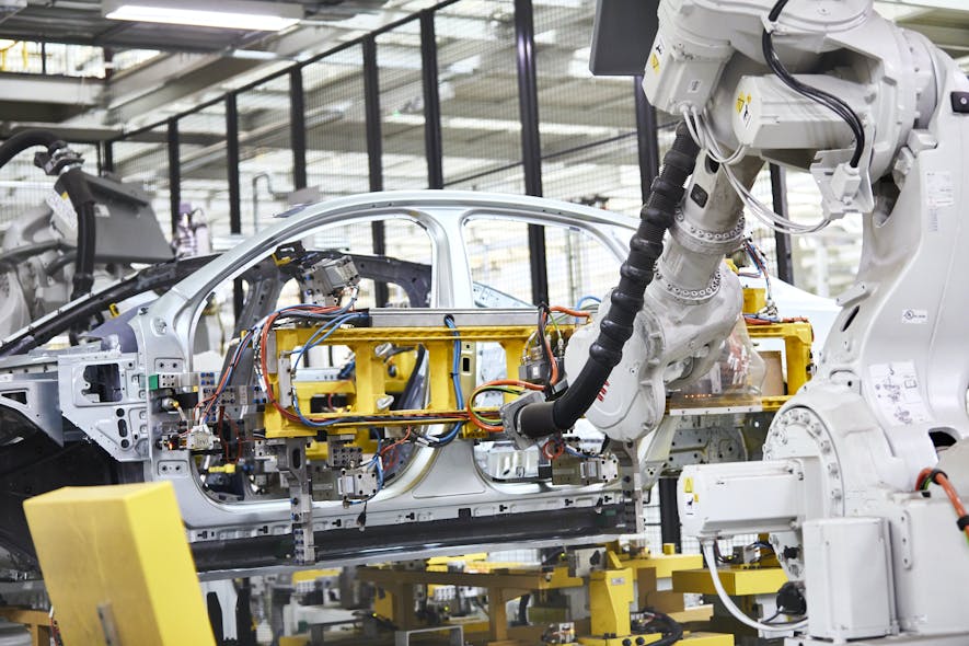 Large, energy efficient ABB robots will aid with various production tasks at Volvo Cars facilities in Sweden and China.