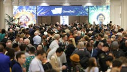 crowds fill CES 2024 crowds fill CES 2024