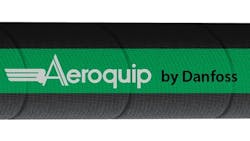 The Aeroquip by Danfoss EC881 Dynamax hose provides eight times more abrasion resistance than EN857 2SC alternatives, helping to ensure a long life in various applications. The Aeroquip by Danfoss EC881 Dynamax hose provides eight times more abrasion resistance than EN857 2SC alternatives, helping to ensure a long life in various applications.