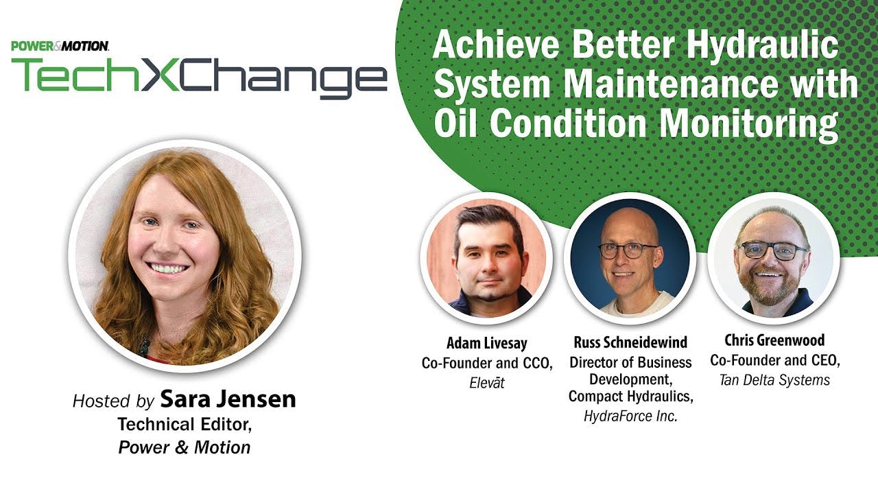 Better Hydraulic System Maintenance with Oil Condition Monitoring