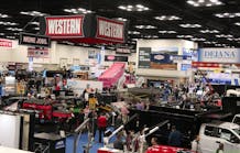 vehicles and components on display at The Work Truck Show