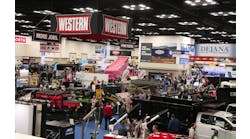 vehicles and components on display at The Work Truck Show