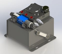 The ARIS-250 is an integrated reservoir system featuring integrated hydraulic controls and oil filter. The ARIS-250 is an integrated reservoir system featuring integrated hydraulic controls and oil filter.