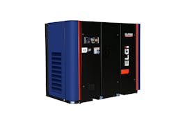 The AB Series oil-free air compressor uses water to seal the compressor housing and lubricate components, helping overcome some of the drawbacks with other oil-free air compressors.
