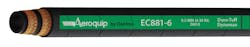 The Aeroquip by Danfoss EC881 Dynamax hose is a two-wire braided hose with a 35% higher pressure rating than other hoses of the same type. The Aeroquip by Danfoss EC881 Dynamax hose is a two-wire braided hose with a 35% higher pressure rating than other hoses of the same type.