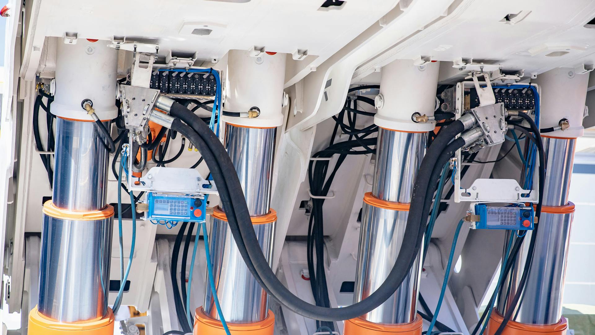 Pneumatic control for hydraulic systems benefits hazardous applications such as mining