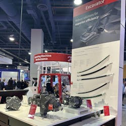 At IFPE 2023, Danfoss displayed its various hydraulic components by demonstrating how they can be used in different types of construction equipment.