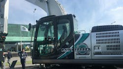 Hybrid construction equipment on display at INTERMAT Hybrid construction equipment on display at INTERMAT