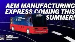 The AEM Manufacturing Express will visit over 80 manufacturers&apos; facilities in the U.S. to help highlight the importance of the heavy equipment manufacturing industry.