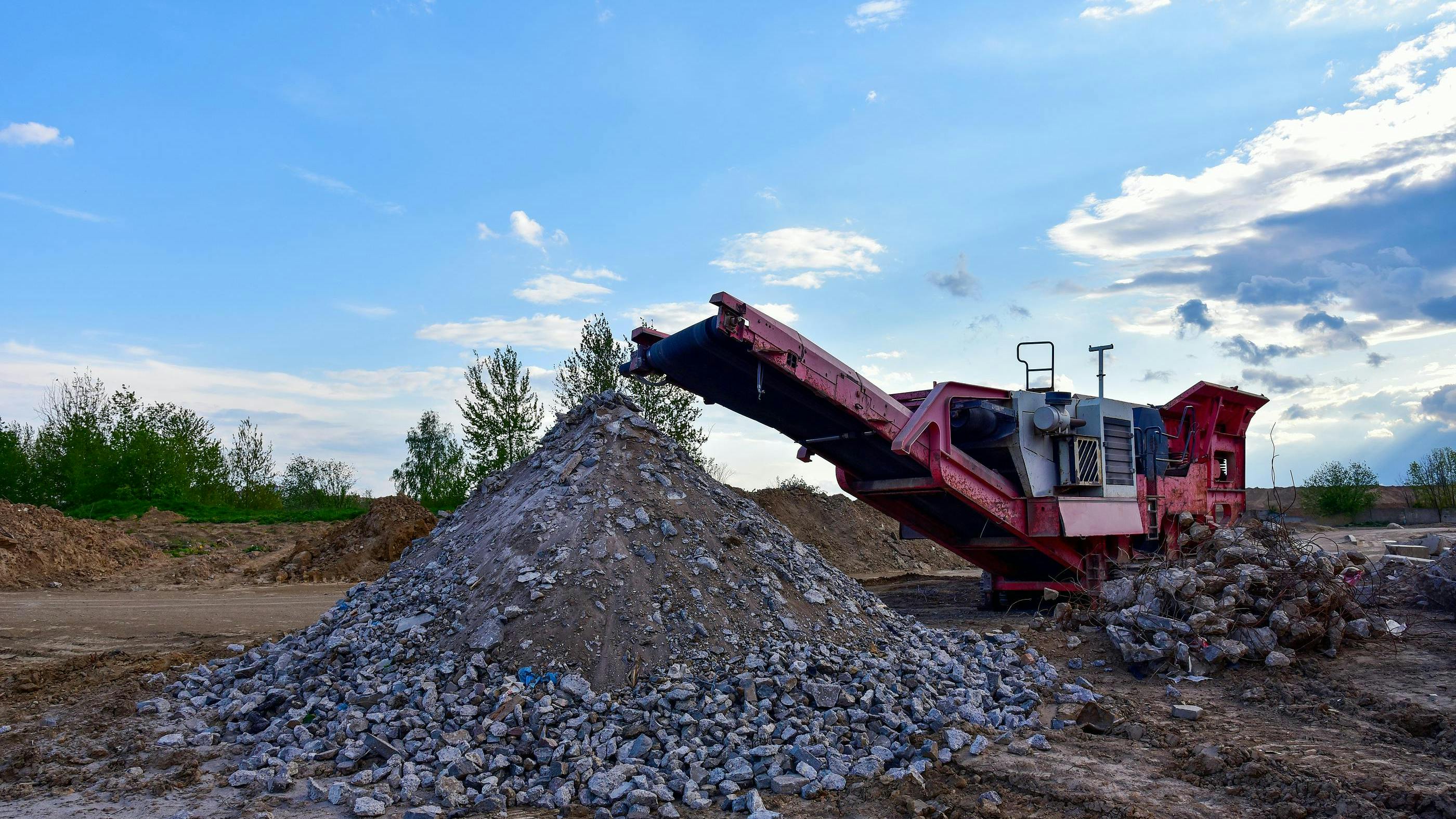 Figure 1: A jaw crusher is an essential part of operations at many quarry sites, using compressive force to break down large pieces of material into smaller, more manageable parts.