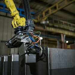 The SCAN&GRIND from GrayMatter Robotics enables mass- and specialized-production grinding. The SCAN&GRIND from GrayMatter Robotics enables mass- and specialized-production grinding.