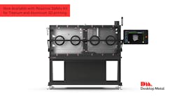 Availability of the new Reactive Safety Kit for the Desktop metal Production System P-1 binder jet 3D printer allows for safe production of titanium and aluminum parts. Availability of the new Reactive Safety Kit for the Desktop metal Production System P-1 binder jet 3D printer allows for safe production of titanium and aluminum parts.