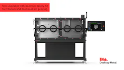 Availability of the new Reactive Safety Kit for the Desktop metal Production System P-1 binder jet 3D printer allows for safe production of titanium and aluminum parts. Availability of the new Reactive Safety Kit for the Desktop metal Production System P-1 binder jet 3D printer allows for safe production of titanium and aluminum parts.