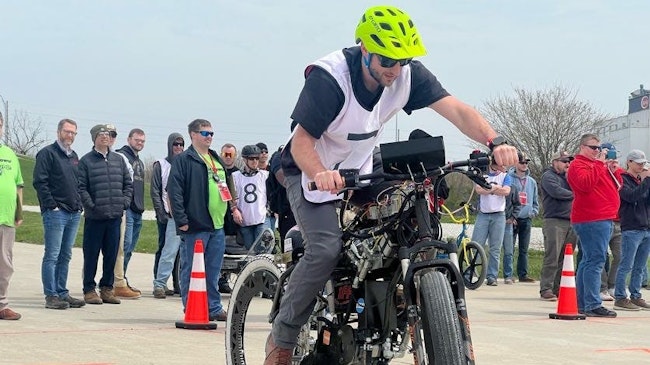 Students test designs at NFPA Fluid Power Vehicle Challenge